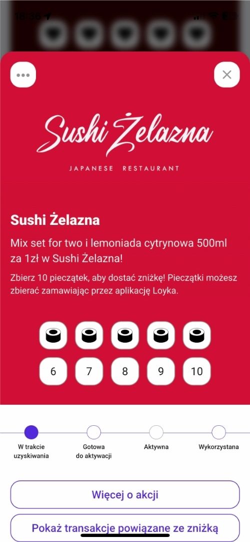 Podgląd programu lojalnościowego